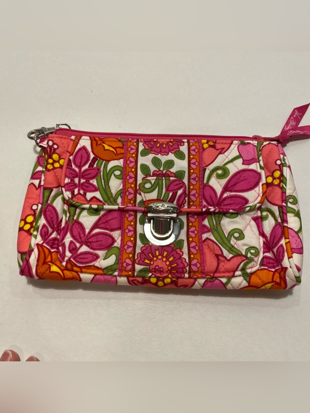 Vera Bradley Push Lock Wallet. Lilli Belle. NWOT